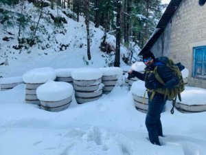 Dalhousie Winter Trek 2019_Kalatop5 heavysnow trails