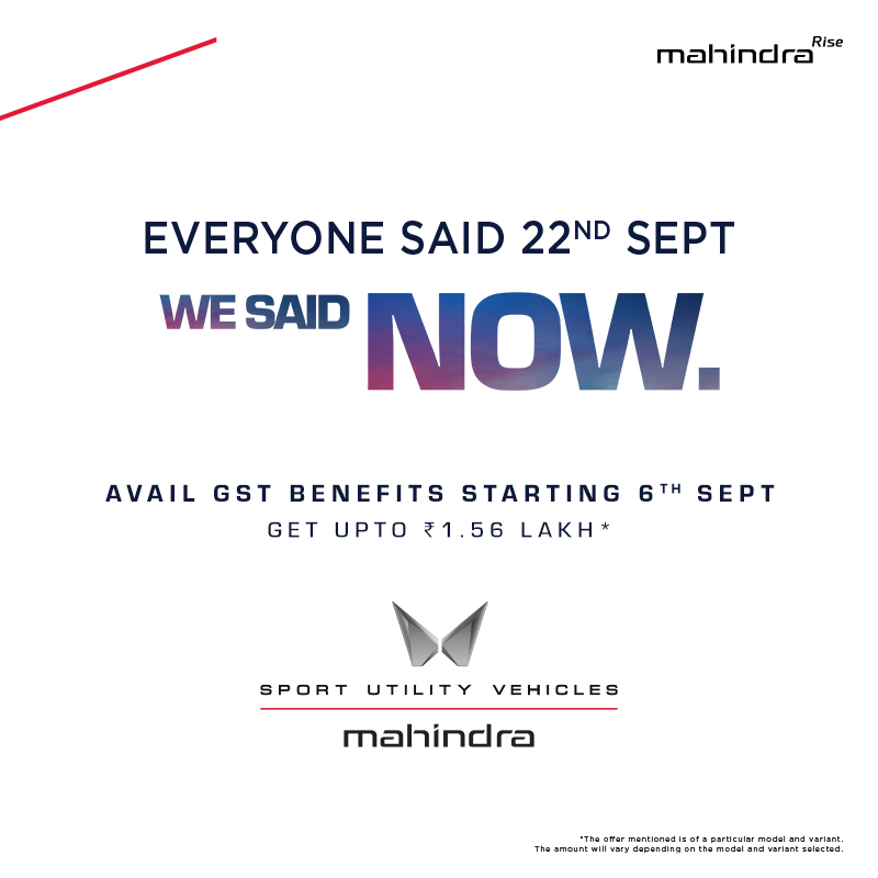 mahindra-suv-gst-benefit-september-2025-travellersofindia